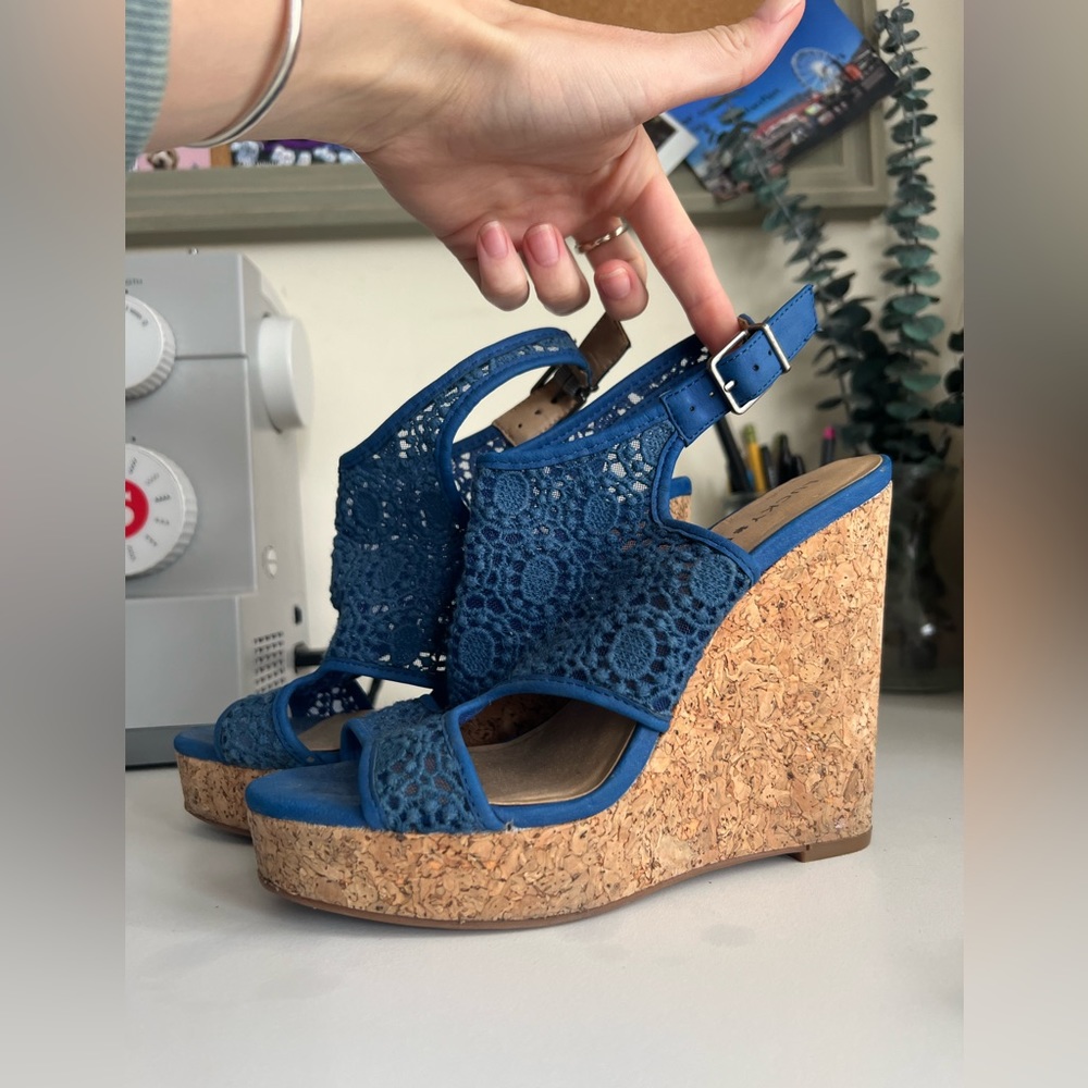 Lucky Brand Cork Wedges